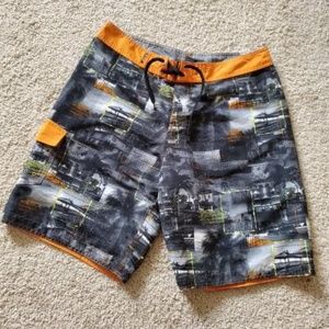 RS SURF Men's Swim Surf Trunks Size 36